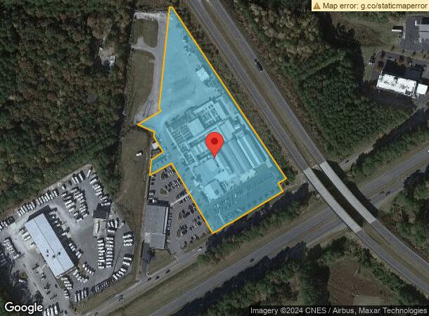  1575 Outlet Center Dr, Selma, NC Parcel Map