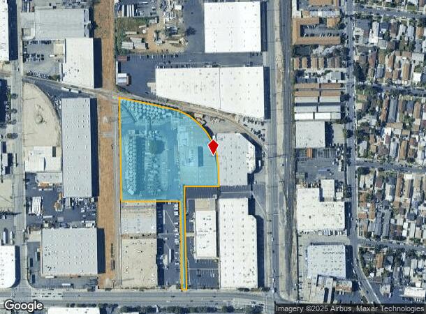  3365 E Slauson Ave, Vernon, CA Parcel Map