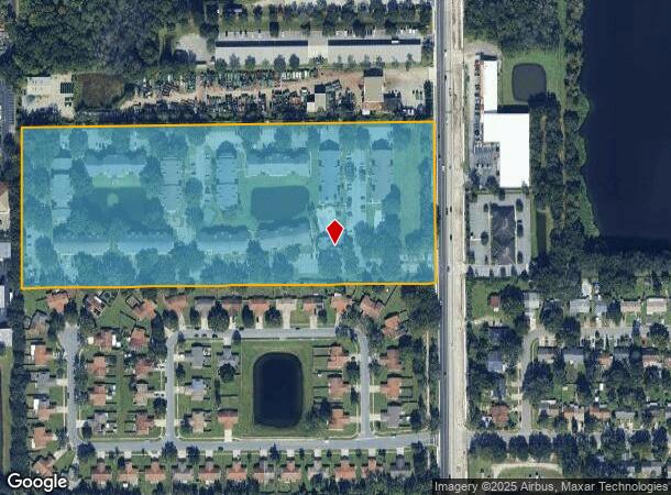 7451 Gatehouse Cir, Orlando, FL Parcel Map