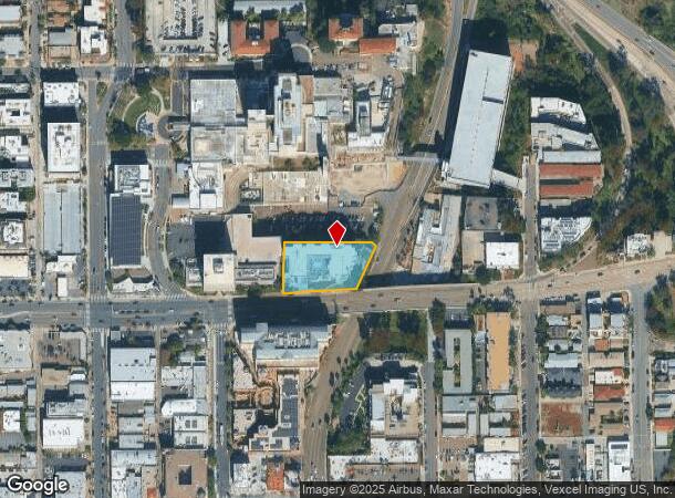 606 Washington St, San Diego, CA Parcel Map