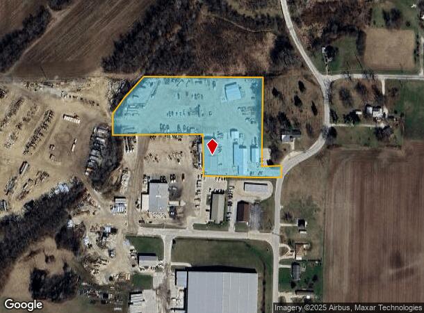 610 N 100 E, Winchester, IN Parcel Map