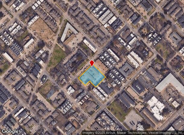 4606 Monarch St, Dallas, TX Parcel Map