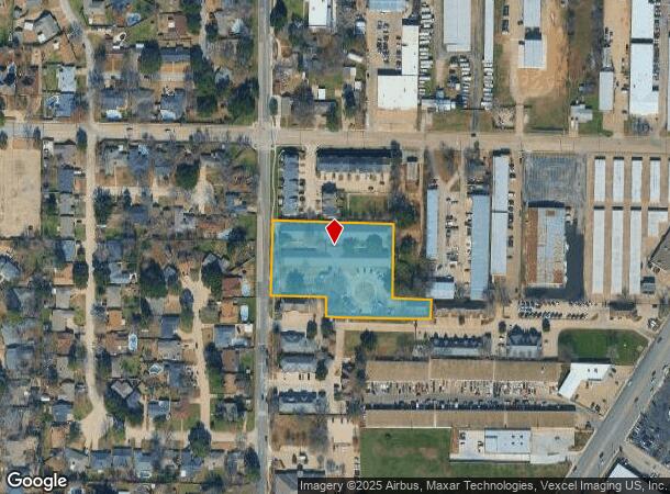 2815 Medlin Dr, Arlington, TX Parcel Map