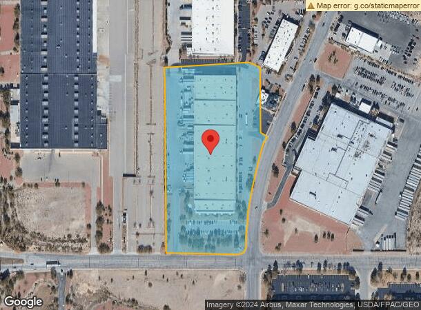  7801 Trade Center Ave, El Paso, TX Parcel Map