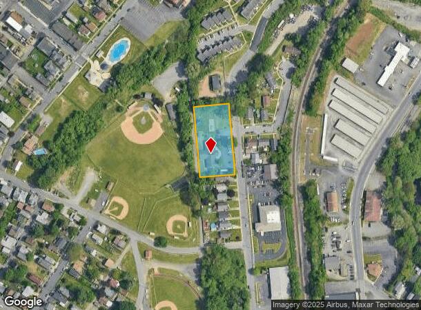  254 Meridian Ave, Scranton, PA Parcel Map