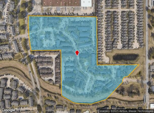  6000 Hollister St, Houston, TX Parcel Map