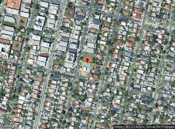  1556 S Orange Grove Ave, Los Angeles, CA Parcel Map