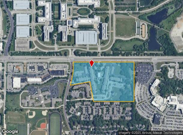  6101 W 119Th St, Leawood, KS Parcel Map