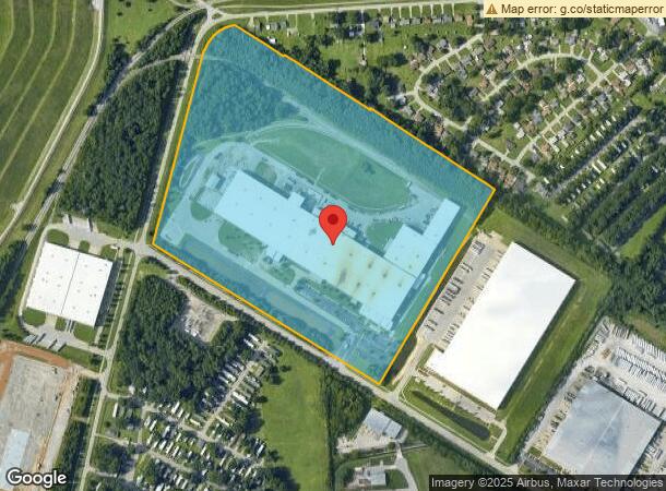  7301 Logistics Dr, Louisville, KY Parcel Map