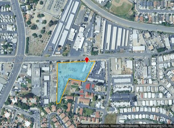 460 Olive Ave, Vista, CA Parcel Map