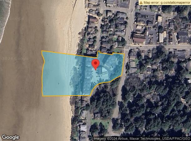  1400 S Hemlock St, Cannon Beach, OR Parcel Map