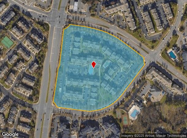  2501 Farmcrest Dr, Herndon, VA Parcel Map