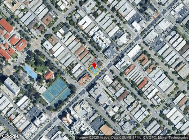  817 Wilshire Blvd, Santa Monica, CA Parcel Map