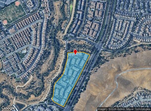  2100 Waterstone Pl, San Ramon, CA Parcel Map