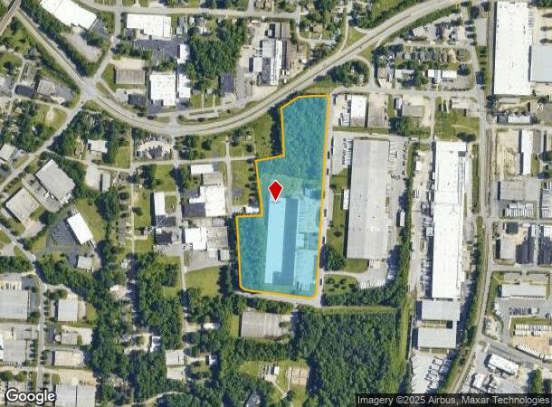  1640 Blandwood Dr, High Point, NC Parcel Map