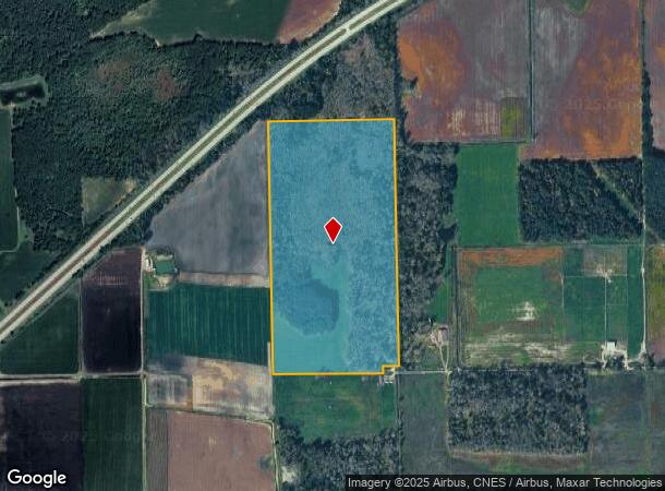 7998 E Hoddy Ln, Bancroft, MI Parcel Map