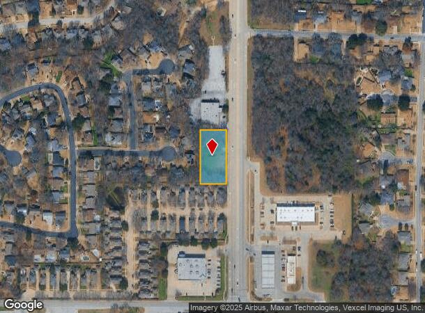 1229 N Industrial Blvd, Euless, TX Parcel Map