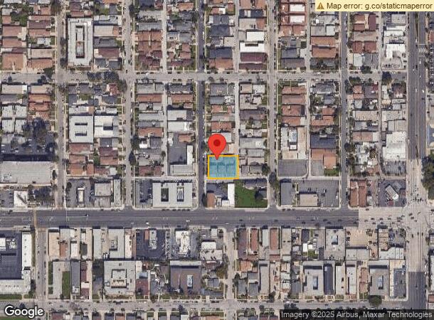  12712 Menlo Ave, Hawthorne, CA Parcel Map