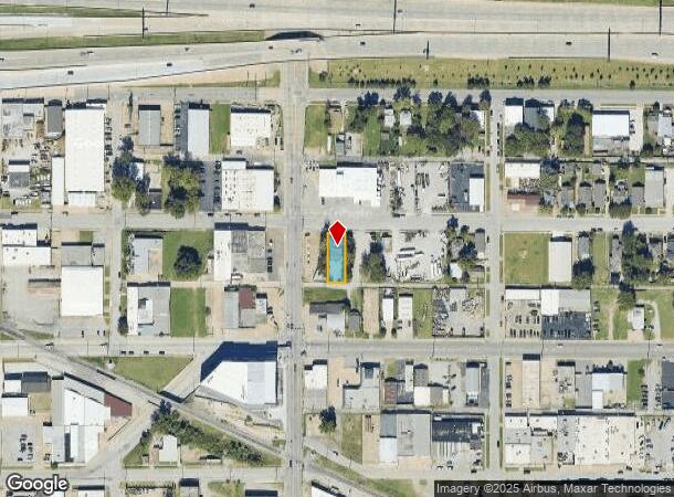 1306 E 2Nd St, Tulsa, OK Parcel Map