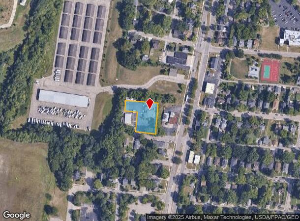  1631 Springhill Ave, Dayton, OH Parcel Map