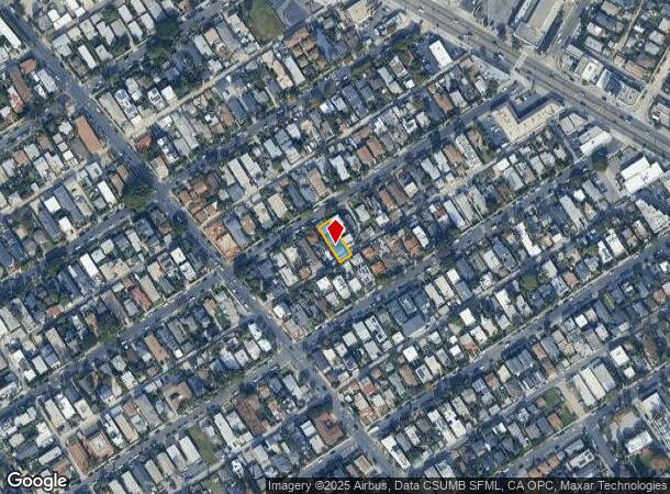  728 Vernon Ave, Venice, CA Parcel Map