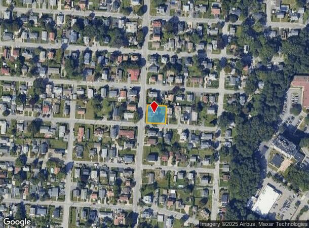  492 Laurel Hill Ave, Cranston, RI Parcel Map