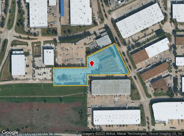 16503 Central Green Blvd, Houston, TX Parcel Map