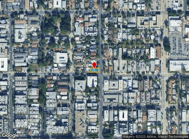  1301 Seward St, Los Angeles, CA Parcel Map