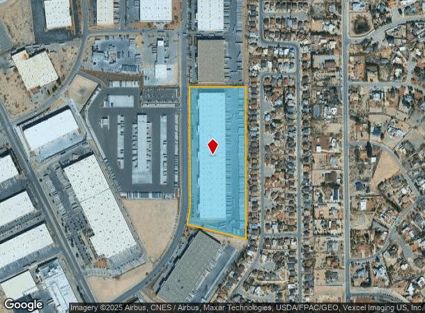 1270 Don Haskins Dr, El Paso, TX Parcel Map