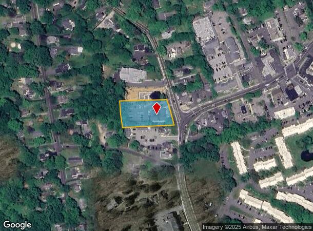  621 Main St, Ridgefield, CT Parcel Map