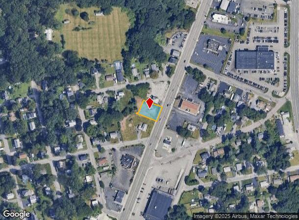  571 Washington St, Attleboro, MA Parcel Map