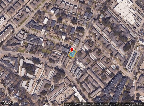  5105 Vandelia St, Dallas, TX Parcel Map