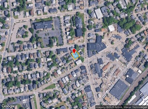  6 Pratt Ave, Waltham, MA Parcel Map