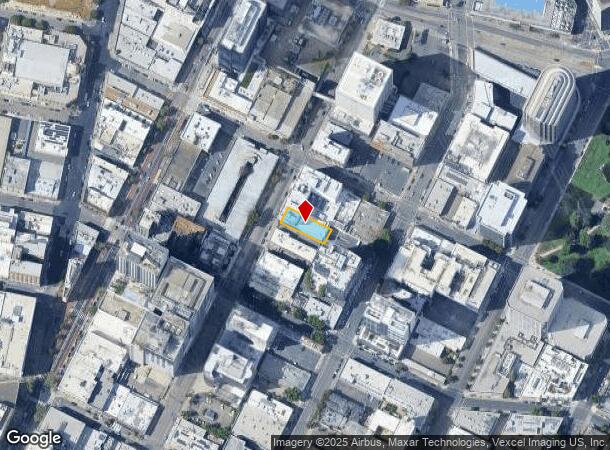  1736 Franklin St, Oakland, CA Parcel Map