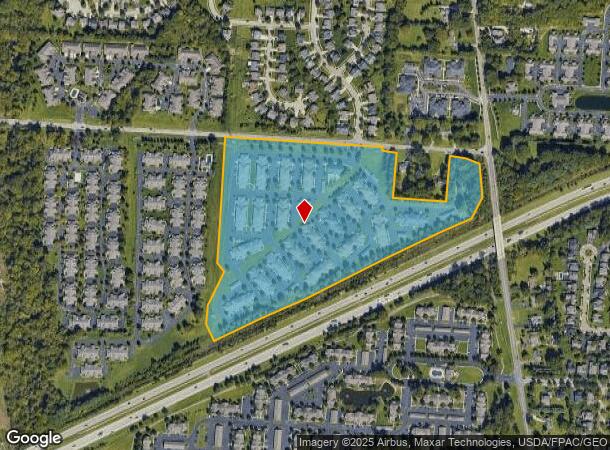  5621 Warner Park Dr, Westerville, OH Parcel Map