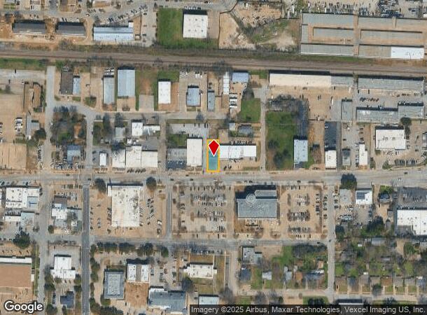  611 E Abram St, Arlington, TX Parcel Map