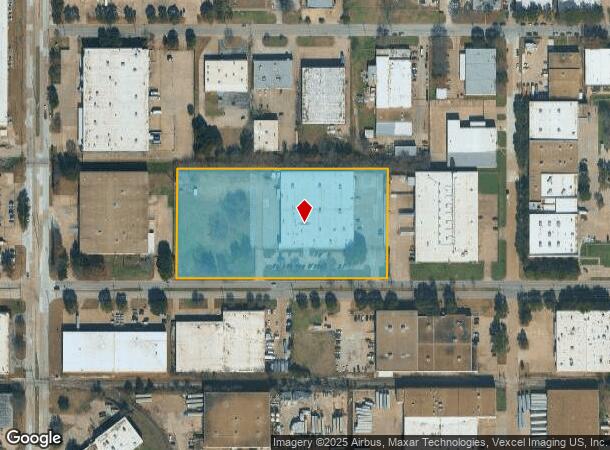  4271 Bronze Way, Dallas, TX Parcel Map