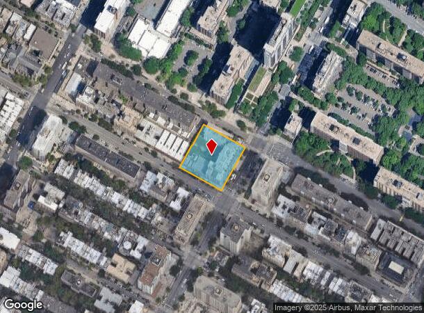  750 Columbus Ave, New York, NY Parcel Map