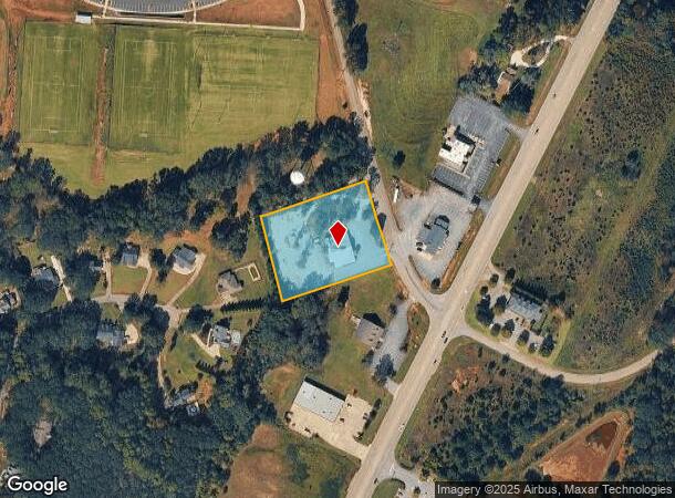 1696 Evergreen Rd, Anderson, SC Parcel Map