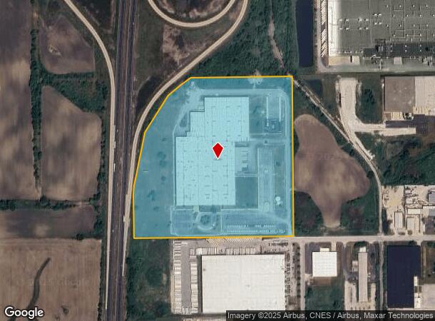  2645 Federal Signal Dr, University Park, IL Parcel Map