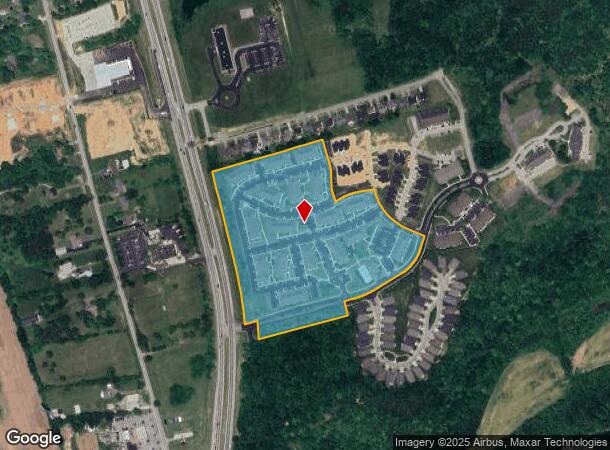  9606 Clubview Dr, Louisville, KY Parcel Map