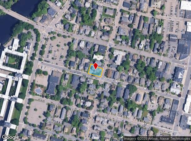  107 Adams St, Waltham, MA Parcel Map