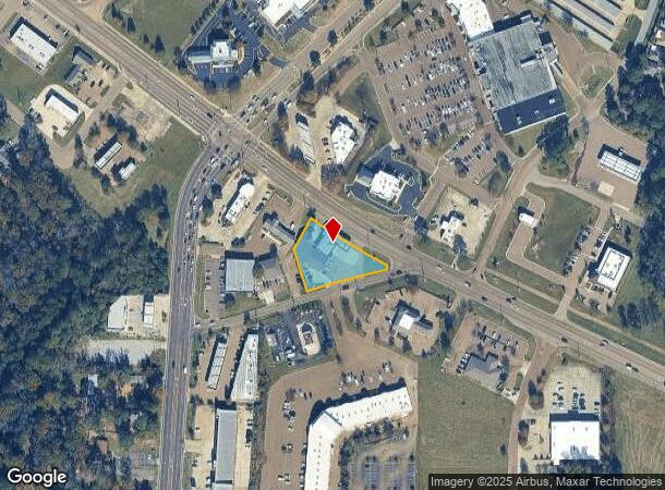  1866 Spillway Rd, Brandon, MS Parcel Map
