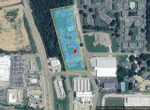  160 Broadway St, Clinton, MS Parcel Map