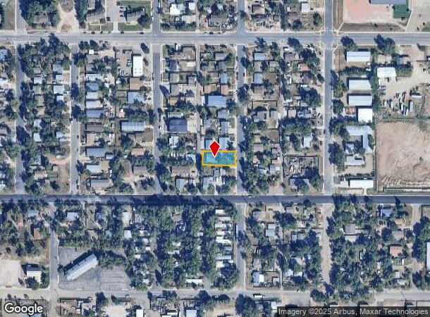  1322 Arch St, Colorado Springs, CO Parcel Map