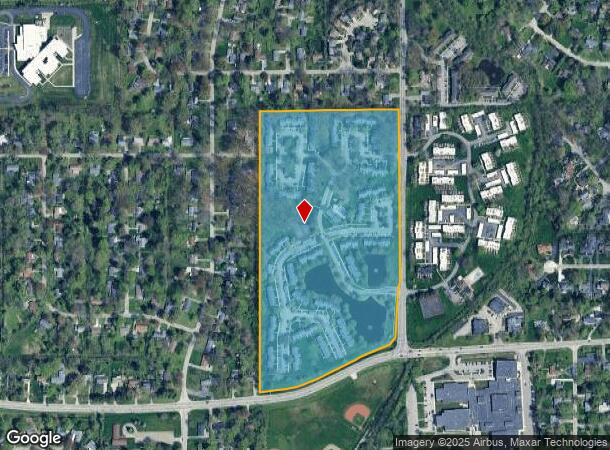 7302 Ditch Rd, Indianapolis, IN Parcel Map