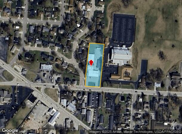  985 W Locust St, Wilmington, OH Parcel Map