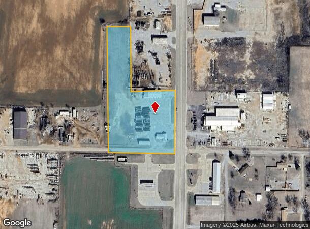  1164 S Main St, Hennessey, OK Parcel Map