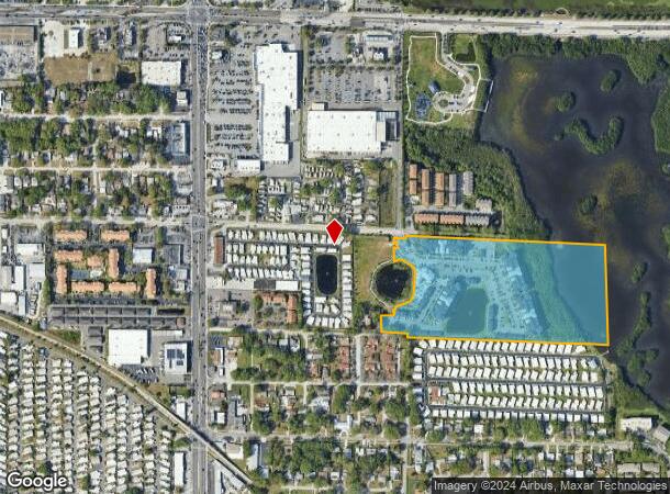  10405 Addison Way, Seminole, FL Parcel Map