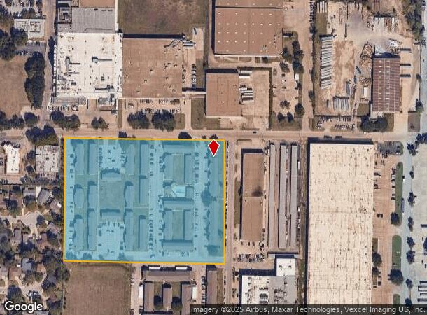 1705 Metrocrest Dr, Carrollton, TX Parcel Map